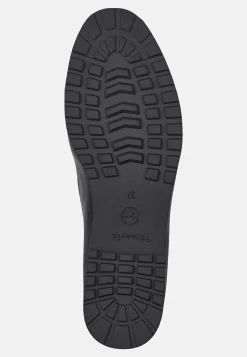 Bekväm skinnloafer med kedjedetalj