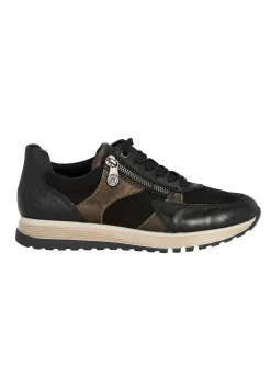 Bekväm sneaker i skinn