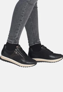Bekväm sneaker i skinn