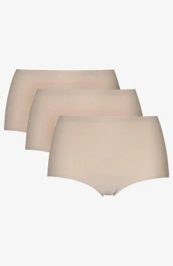 Bekväm trosa med hög midja 3-pack