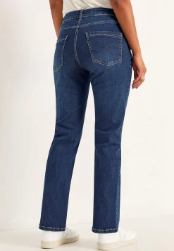 Bekväma stretchjeans med rakt ben