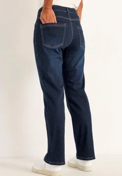 Bekväma stretchjeans med rakt ben