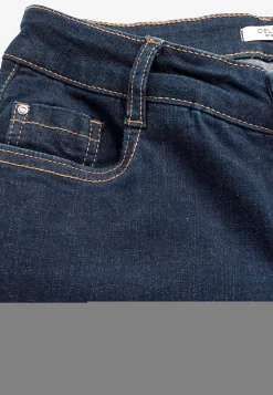 Bekväma stretchjeans med rakt ben