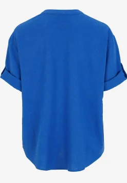 Blus i linnemix