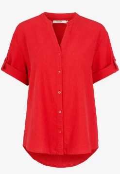 Blus i linnemix