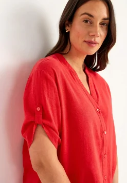 Blus i linnemix