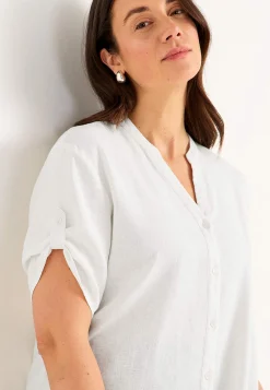 Blus i linnemix
