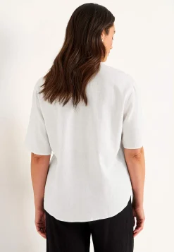 Blus i linnemix