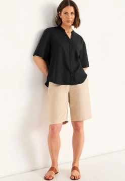 Blus i linnemix