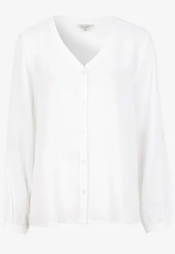 Blus med crepe-kvalitet