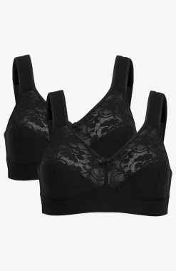 Bygellös mjuk-bh Anna 2-pack