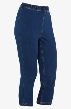 Caprileggings i denim