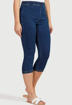 Caprileggings i denim