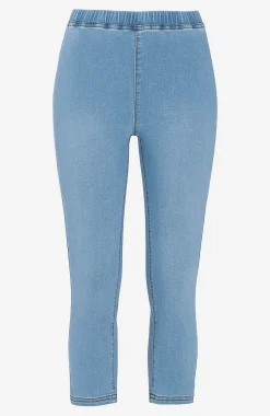 Caprileggings i denim