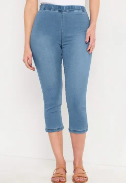 Caprileggings i denim