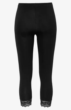 Caprileggings med spets susanne