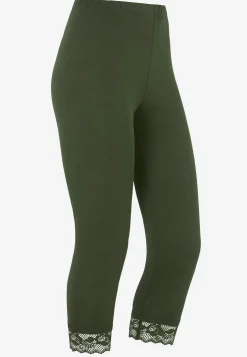 Caprileggings med spets susanne