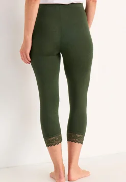 Caprileggings med spets susanne