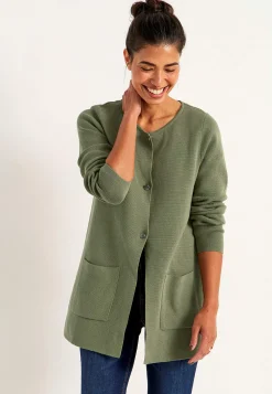 Cardigan i bomull