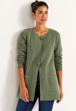 Cardigan i bomull