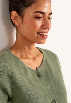 Cardigan i bomull