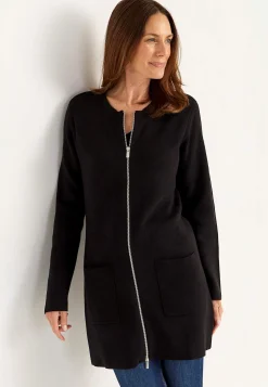 Cardigan med dragkedja