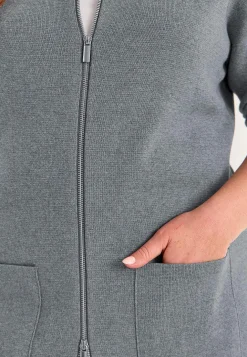 Cardigan med dragkedja