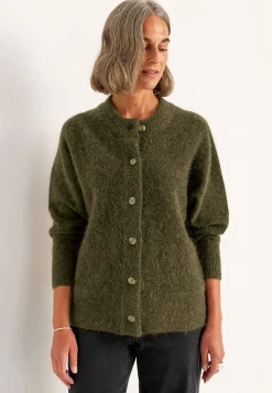Cardigan Premium i mohair- och ullblandning