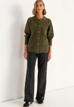 Cardigan Premium i mohair- och ullblandning