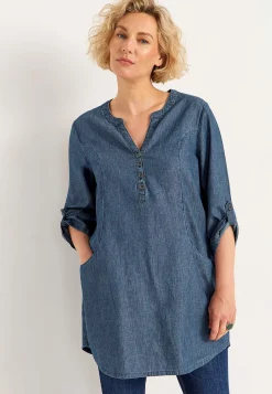 Denimtunika med fickor