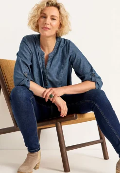 Denimtunika med fickor