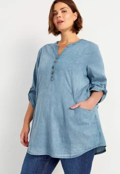 Denimtunika med fickor