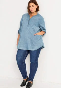 Denimtunika med fickor