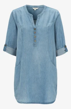 Denimtunika med fickor
