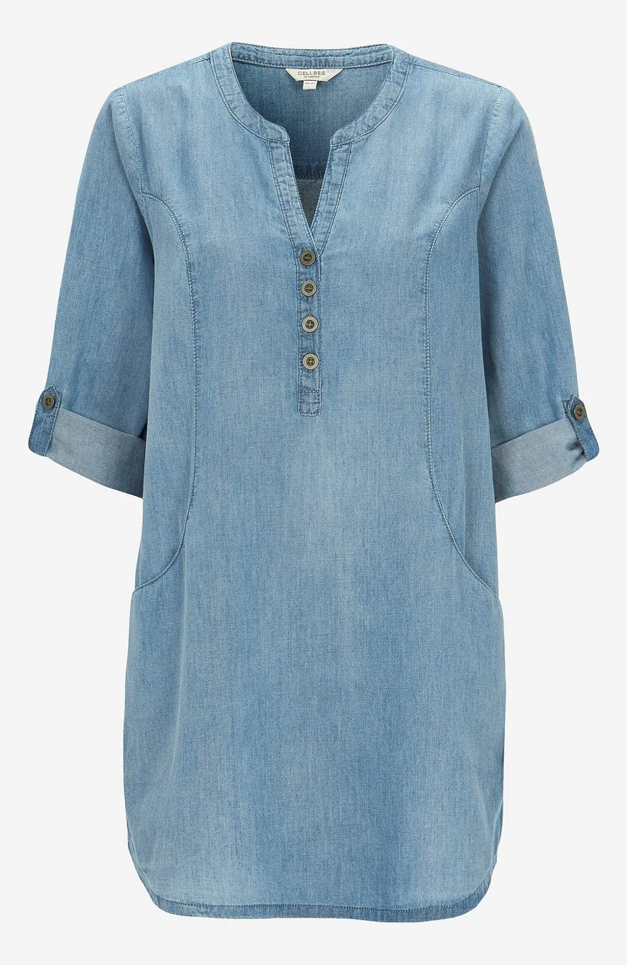 Denimtunika med fickor