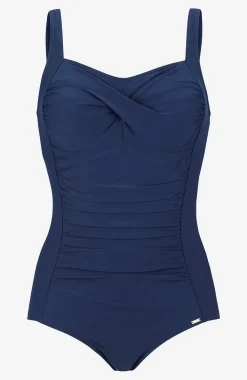 Draperad shapingbaddräkt
