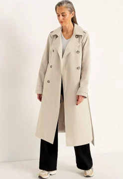 Dubbelknäppt trenchcoat