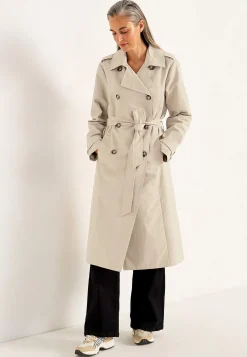 Dubbelknäppt trenchcoat