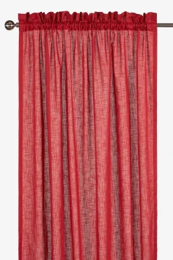 Enfärgad julgardin Ebbe 2-pack