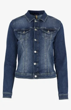 Figursydd jeansjacka