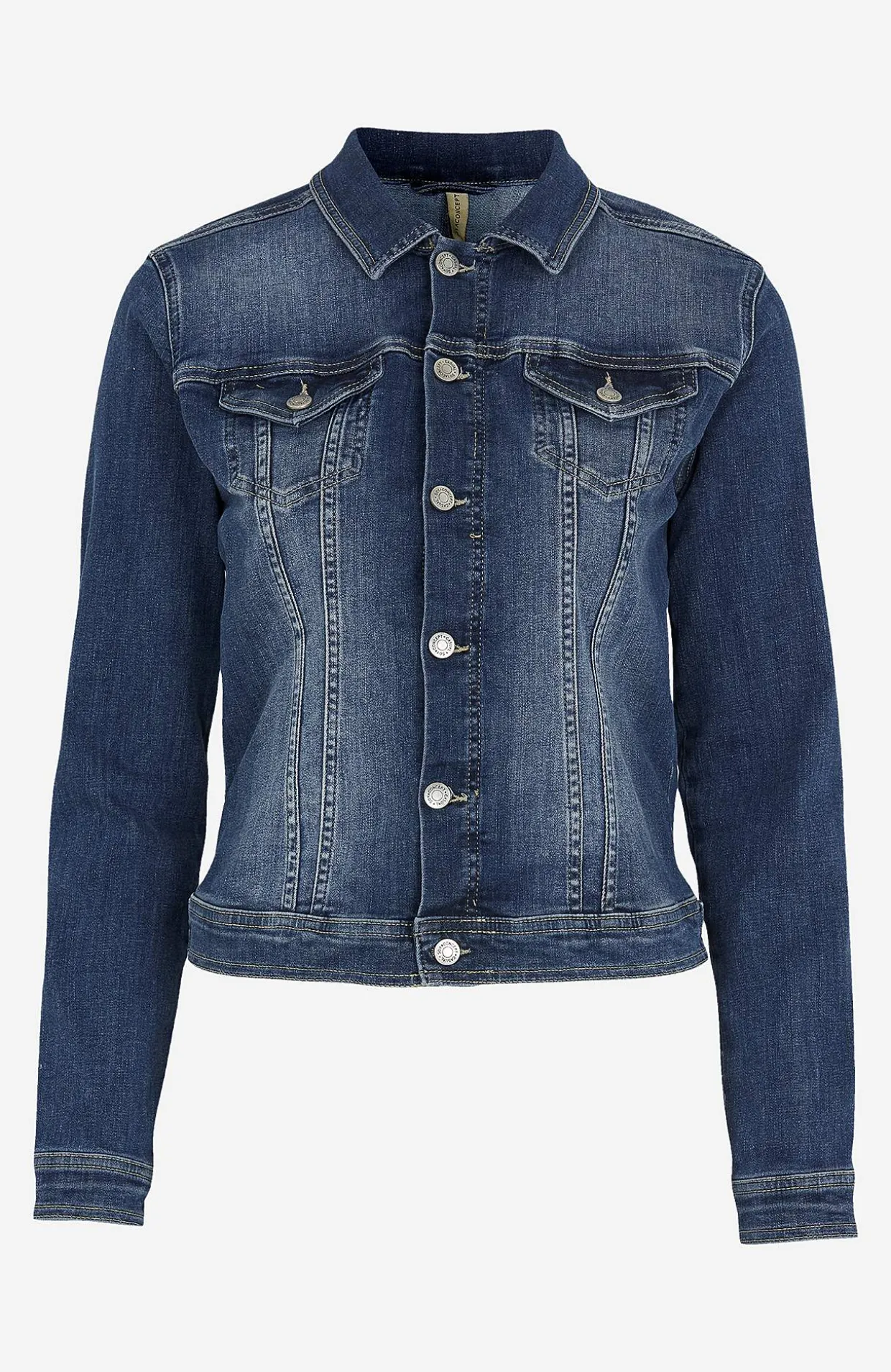 Figursydd jeansjacka