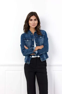 Figursydd jeansjacka