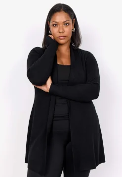 Finstickad cardigan