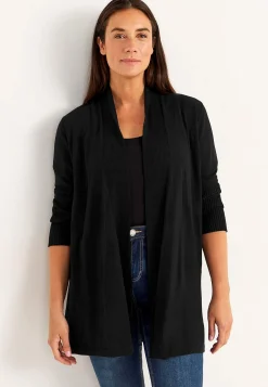 Finstickad cardigan