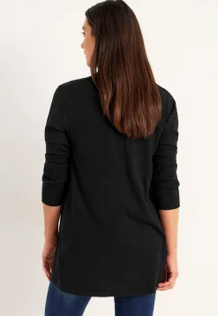 Finstickad cardigan