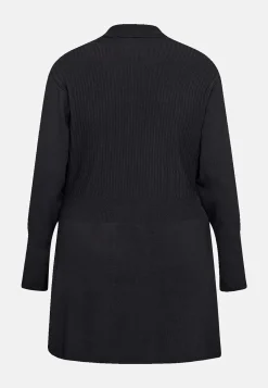 Finstickad cardigan