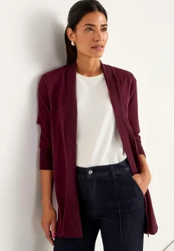Finstickad cardigan