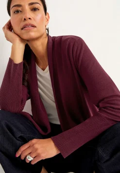 Finstickad cardigan