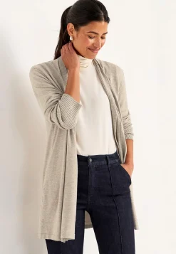 Finstickad cardigan