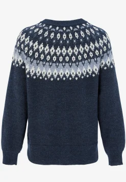 Jacquardmönstrad cardigan